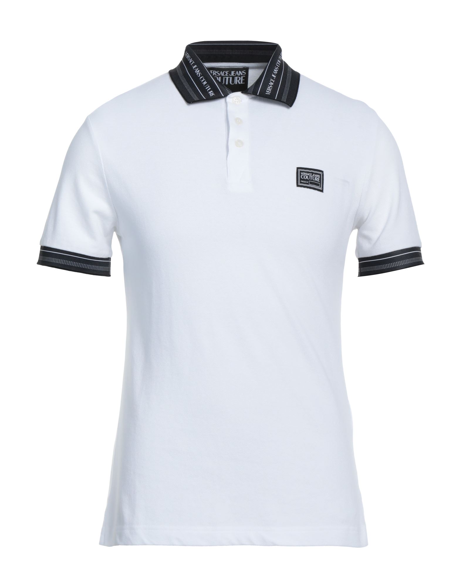Versace Jeans Couture Polo Shirts In White