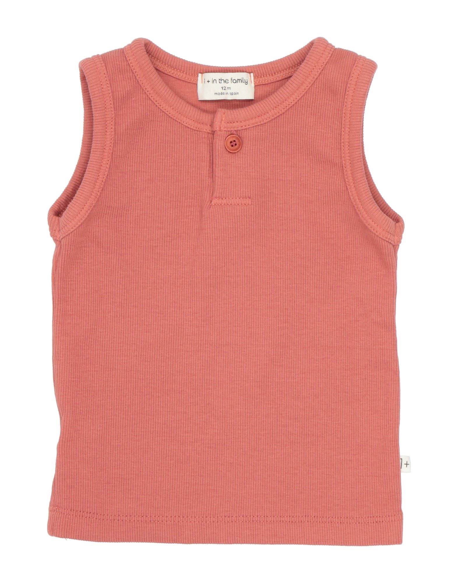 1+ In The Family Kids' 1 + In The Family T-shirts In Rust