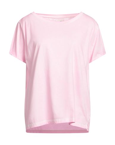 Shop Pence Woman T-shirt Pink Size L Cotton