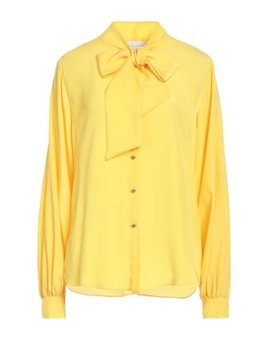 Gaelle Paris Gaëlle Paris Woman Shirt Yellow Size 6 Polyester