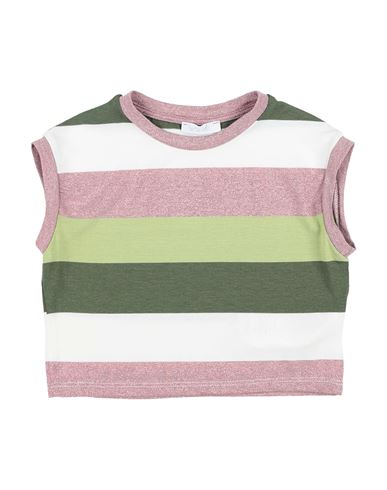 L:ú L:ú By Miss Grant Babies'  Toddler Girl T-shirt Pink Size 6 Viscose, Polyamide, Metallic Fiber, Elastane