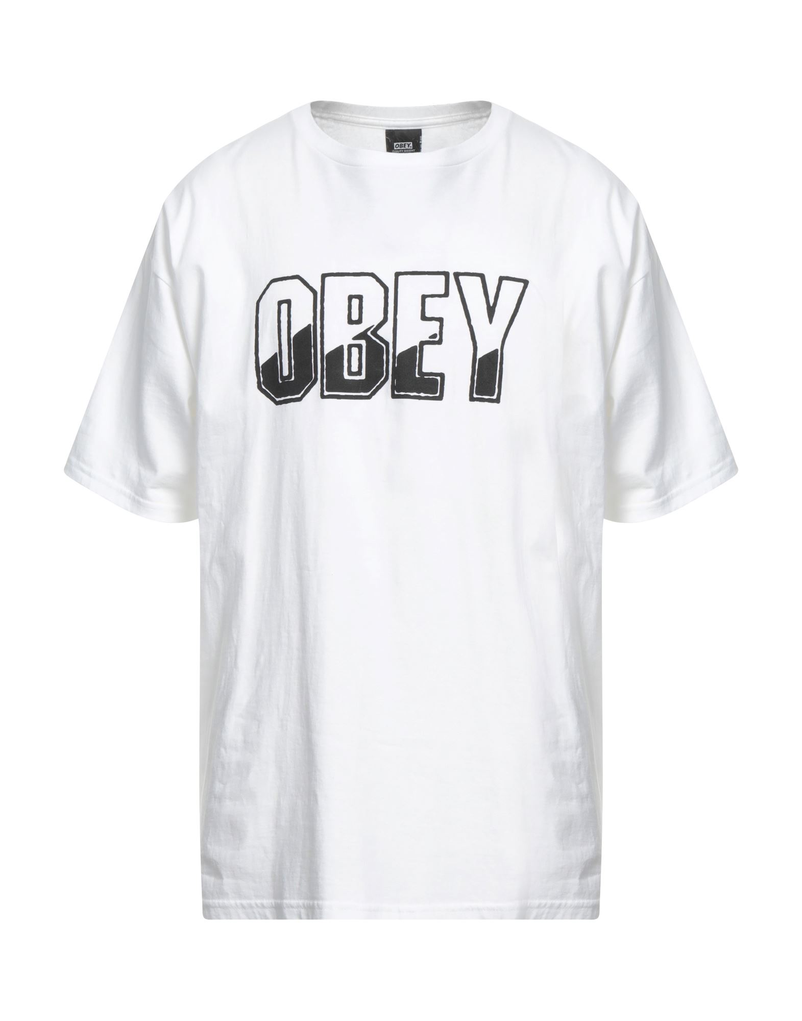 Obey T-shirts In White