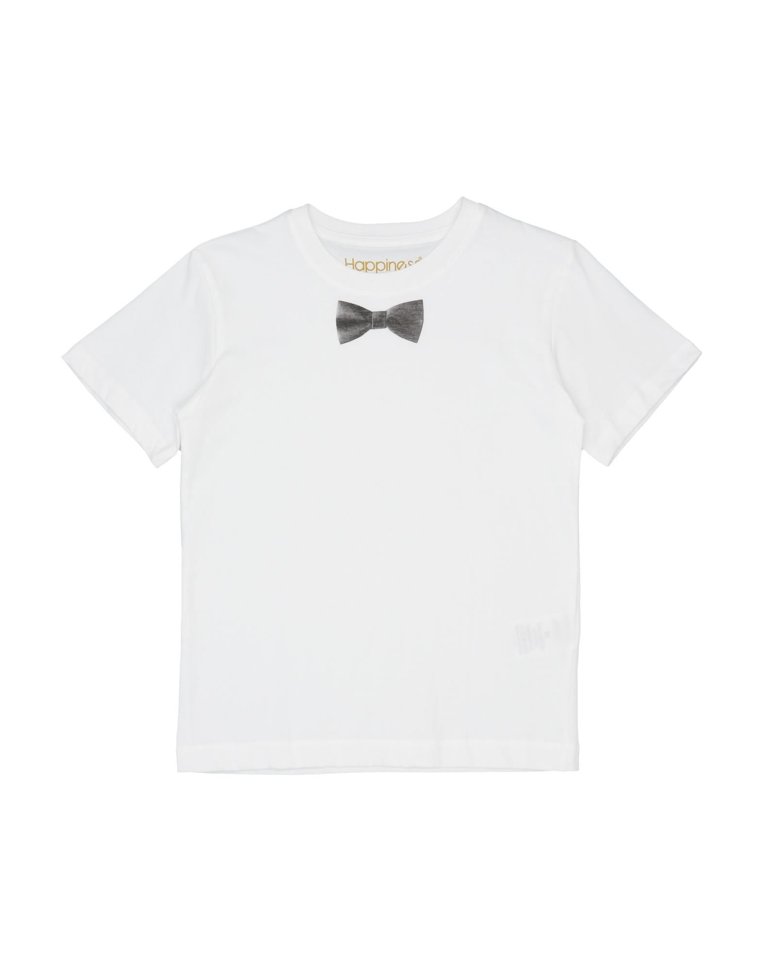 Happiness Kids'  T-shirts In White