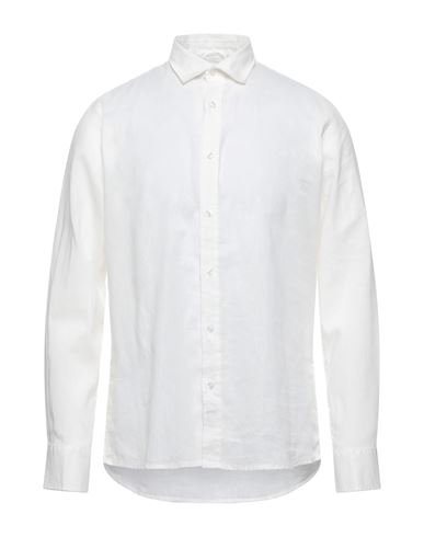 R3d Wöôd Man Shirt White Size Xxl Linen, Cotton