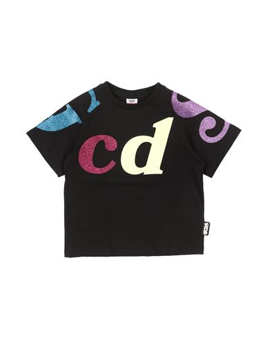 Gcds Mini Babies'  Toddler Girl T-shirt Black Size 4 Cotton