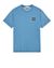 1 of 4 - Short sleeve t-shirt Man 24113 GARMENT-DYED 60/2 COTTON JERSEY Front STONE ISLAND