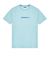 1 of 4 - Short sleeve t-shirt Man 2NS82 COTTON JERSEY 'MICRO GRAPHICS ONE' PRINT_GARMENT DYED Front STONE ISLAND