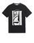 1 sur 4 - T-shirt manches courtes Homme 2NS89 COTTON JERSEY 'MOSAIC FOUR' PRINT Front STONE ISLAND