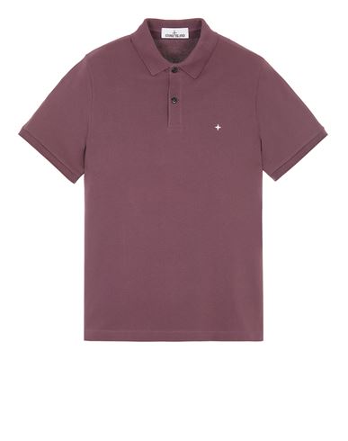 stone island lavender polo shirt