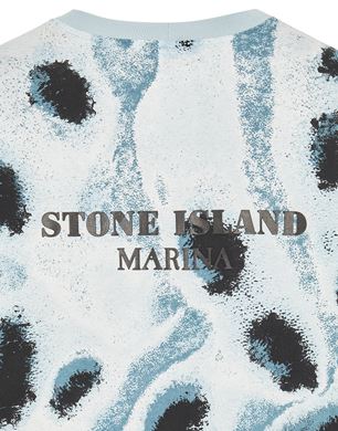 211X6 COTTON JERSEY'REEF CAMO' PRINT – S.I.MARINA 短袖T 恤Stone