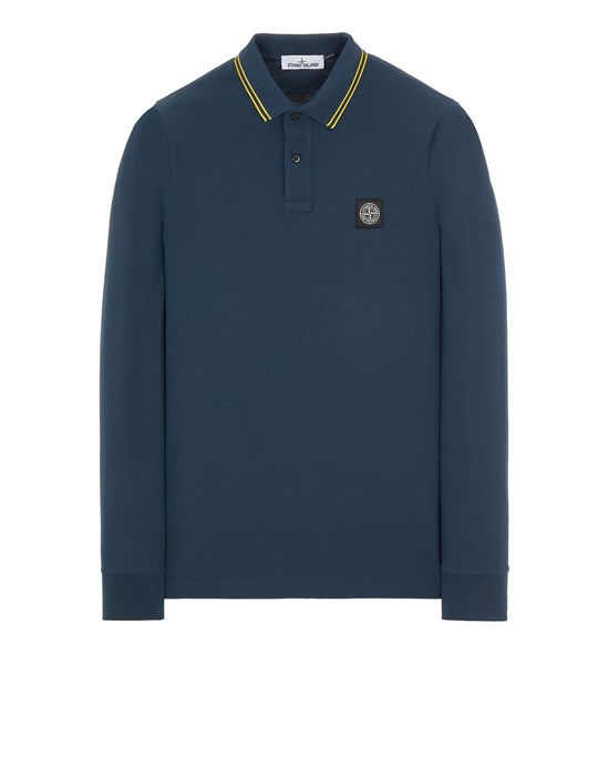Polo Herr 2SS18 STRETCH-PIKEE Front STONE ISLAND