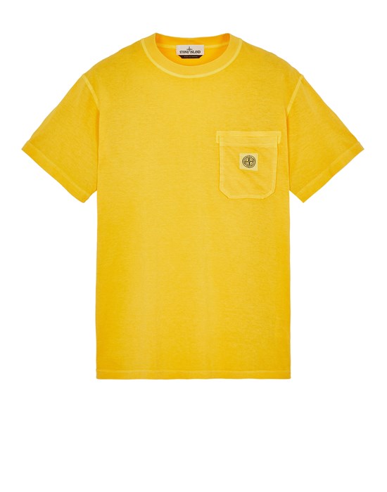 Short sleeve t-shirt Man 21957 'FISSATO' TREATMENT Front STONE ISLAND
