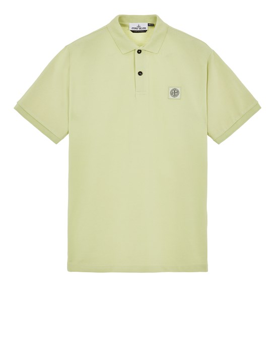 Stone Island Slim Cotton Pique Bright Yellow Polo Shirt Mens S/M/L/XL NWT $140
