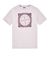 1 of 4 - Short sleeve t-shirt Man 2NS93 30/1 COTTON JERSEY 'TRICROMIA TWO' PRINT_GARMENT DYED Front STONE ISLAND