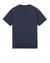2 of 4 - Short sleeve t-shirt Man 23757 GARMENT-DYED COTTON JERSEY 'FISSATO' TREATMENT Back STONE ISLAND