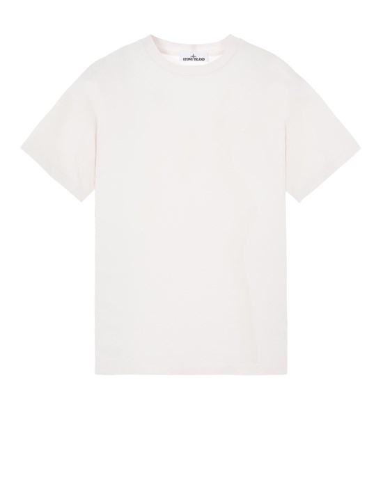  STONE ISLAND 21213 COTTON JERSEY_GARMENT DYED T-shirt manches courtes Homme Rose