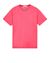 1 of 4 - Short sleeve t-shirt Man 21213 COTTON JERSEY_GARMENT DYED Front STONE ISLAND