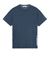 1 of 4 - Short sleeve t-shirt Man 2NS84 30/1 COTTON JERSEY 'MICRO GRAPHICS THREE' PRINT_GARMENT DYED Front STONE ISLAND