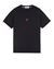 1 / 4 - 短袖 T 恤 男士 2NS97 30/1 COTTON JERSEY 'SOLAR ECLIPSE THREE' PRINT_GARMENT DYED Front STONE ISLAND