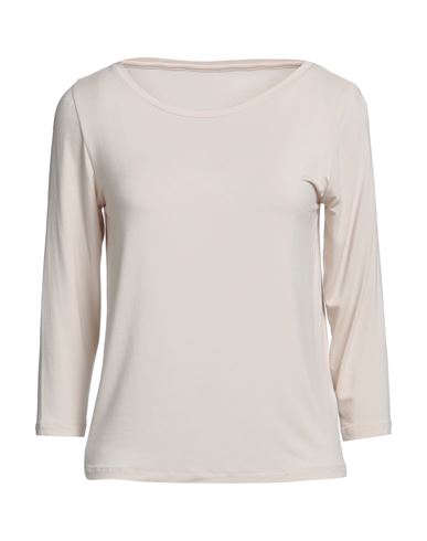Majestic Filatures Woman Sweatshirt Beige Size 1 Viscose, Elastane In Beige