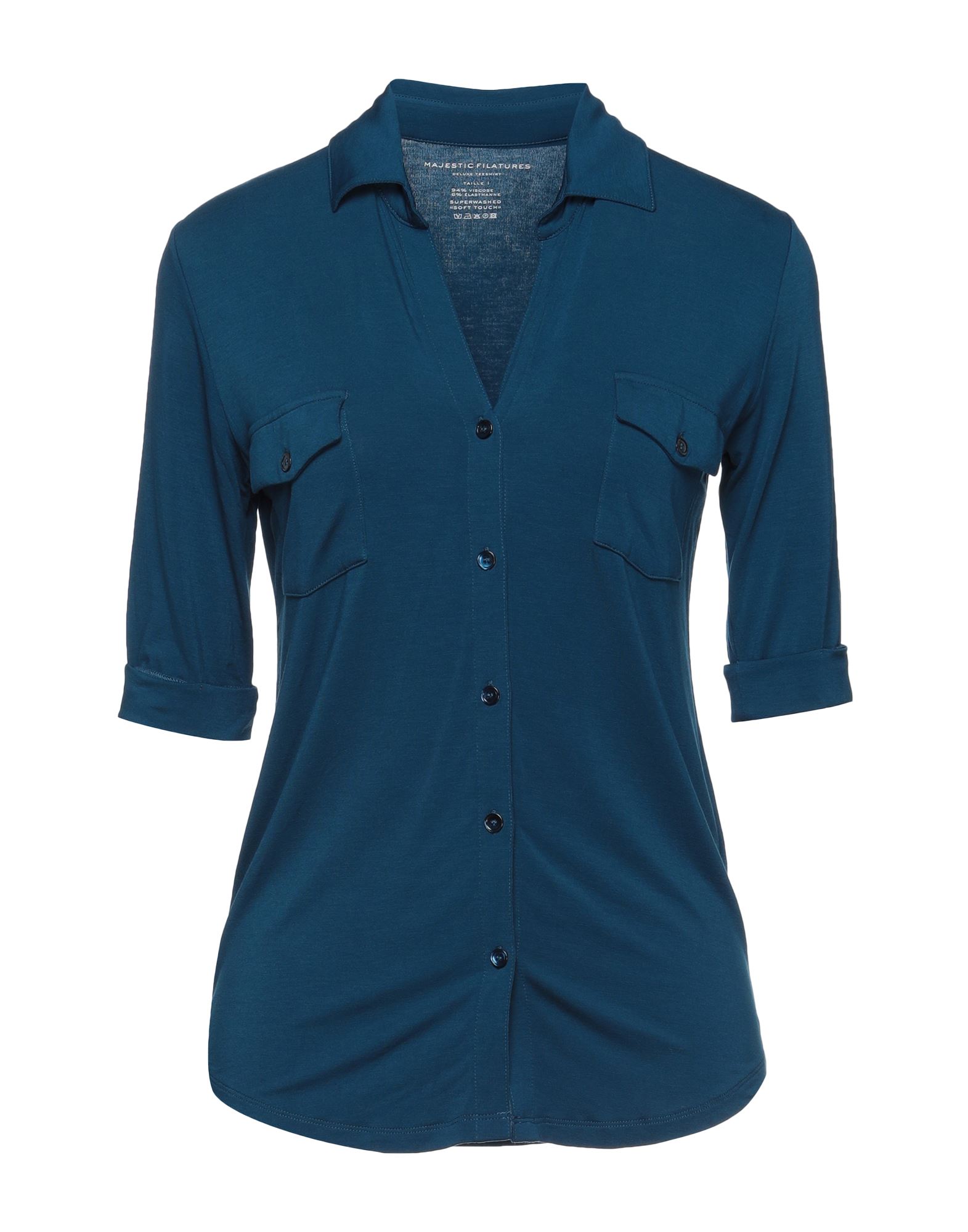 Majestic Shirts In Blue