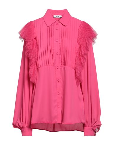 Jijil Woman Shirt Fuchsia Size 6 Polyester, Polyamide In Pink