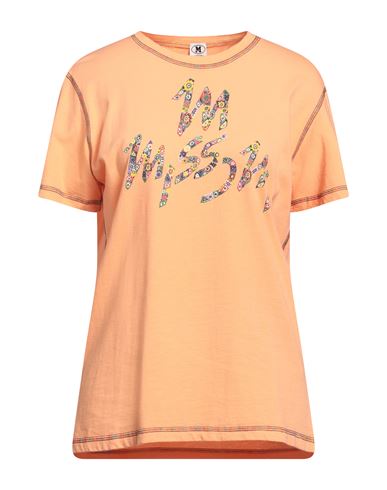 M Missoni Woman T-shirt Apricot Size Xs Cotton In Orange