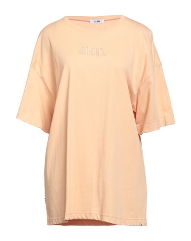 Jijil Woman T-shirt Apricot Size 8 Cotton In Orange
