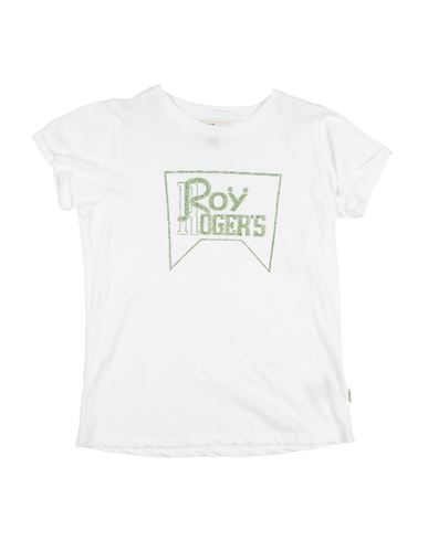 Roy Rogers Babies' Roÿ Roger's Toddler Girl T-shirt White Size 4 Cotton