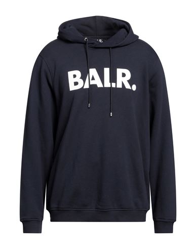 Balr. Man Sweatshirt Navy Blue Size L Cotton, Polyester