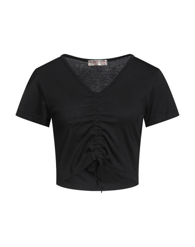 Shop ★ Art Shopart Woman T-shirt Black Size Xs Cotton, Modal