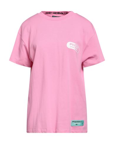 Pharmacy Industry Woman T-shirt Pink Size S Cotton