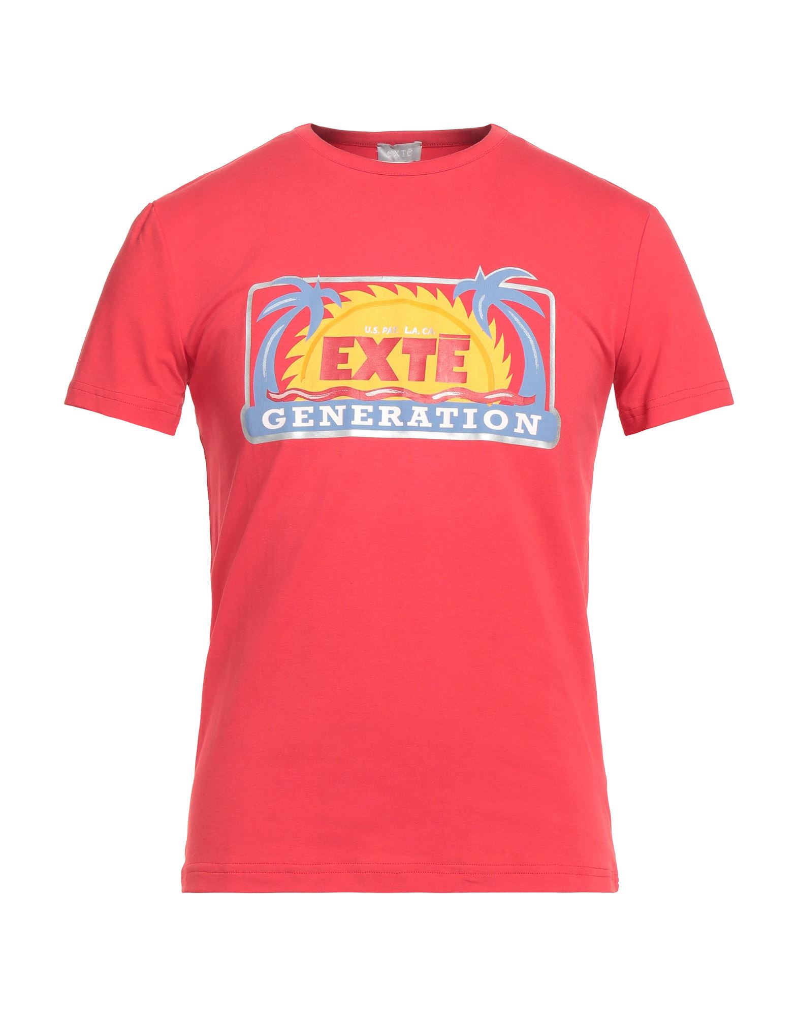 Exte T-shirts In Red