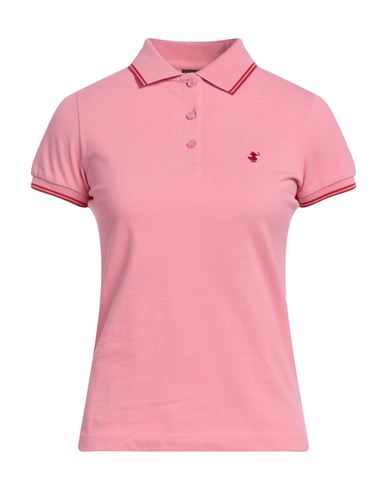 Save The Duck Woman Polo Shirt Pink Size 0 Cotton