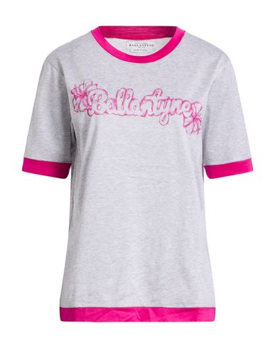 Ballantyne Woman T-shirt Light Grey Size Xl Cotton In Gray