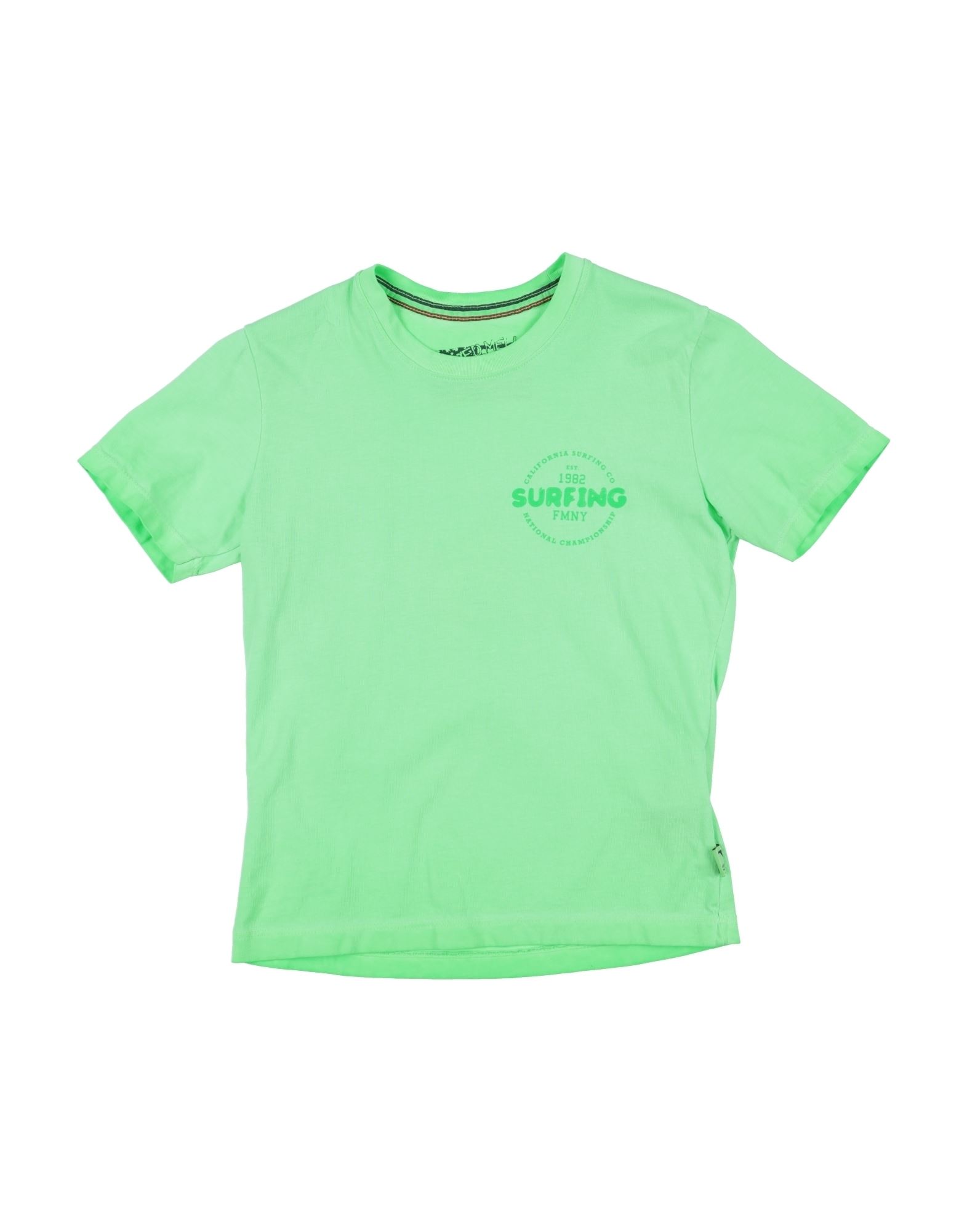 Fred Mello Kids'  T-shirts In Green