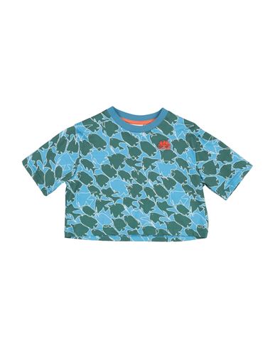 Sundek Babies'  Toddler Girl T-shirt Azure Size 6 Cotton In Blue