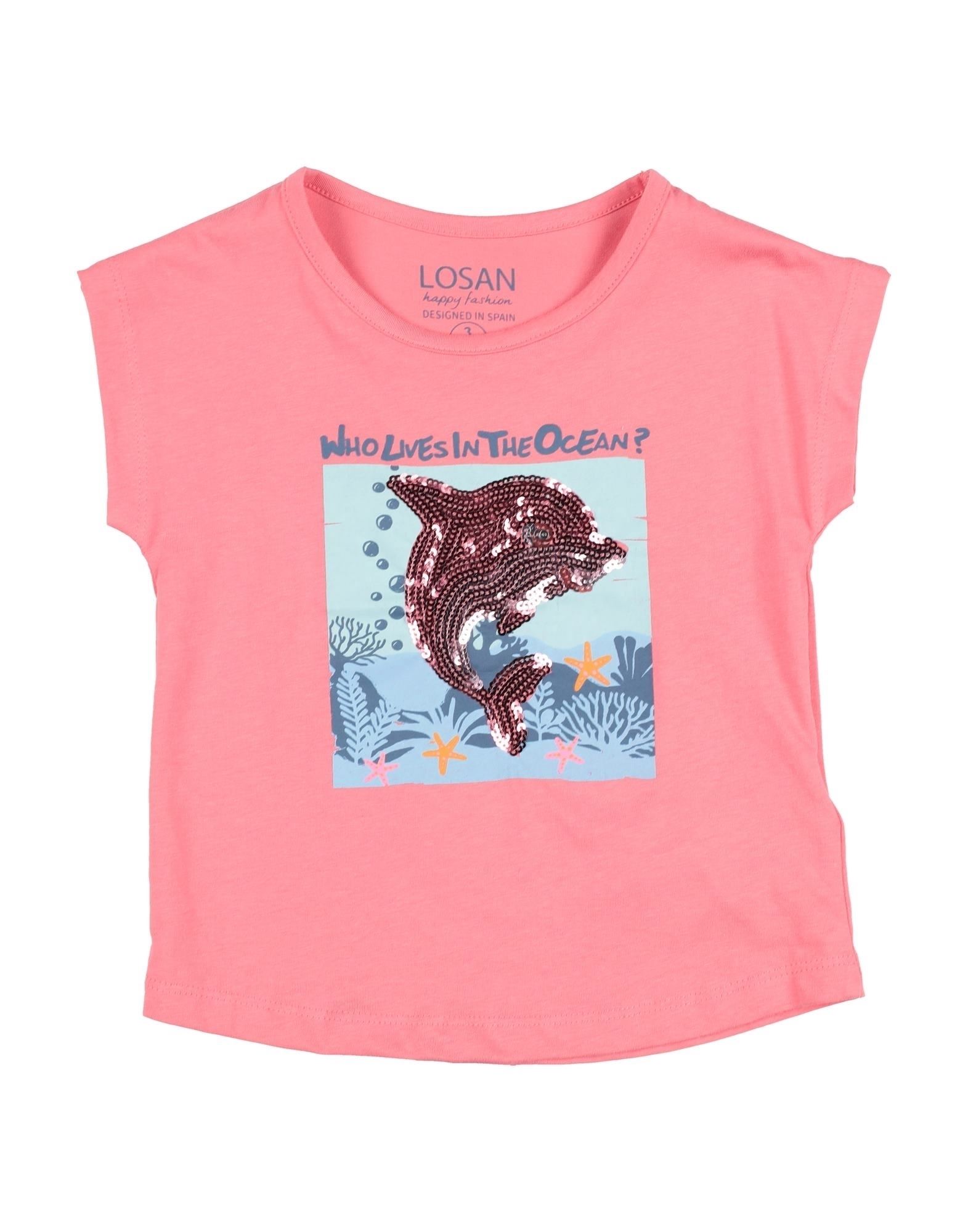 Losan Kids'  T-shirts In Pink