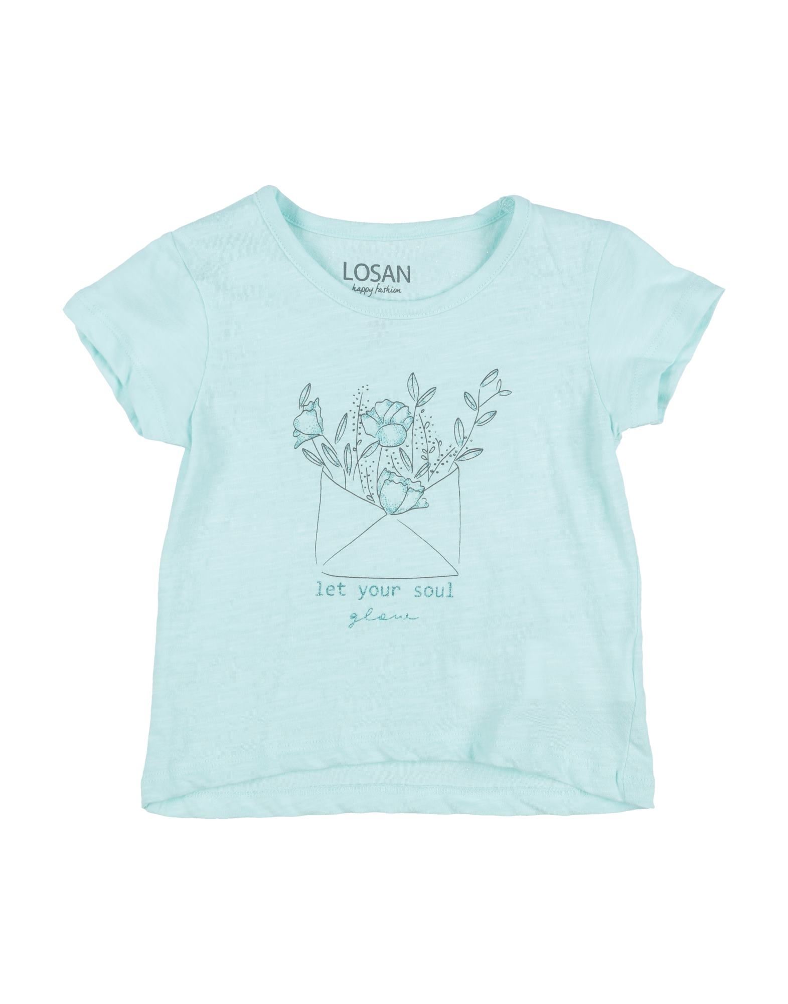 Losan T-shirts In Sky Blue