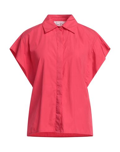 Virna Drò® Virna Drò Woman Shirt Fuchsia Size 6 Cotton In Pink