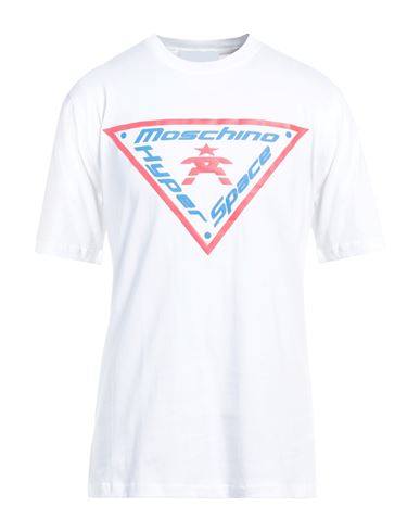 Moschino Man T-shirt White Size 40 Cotton