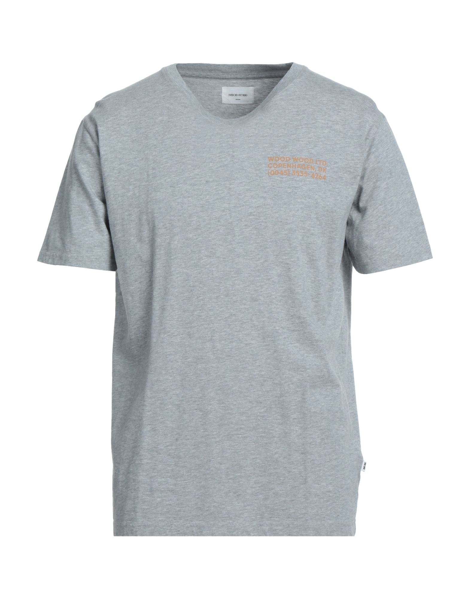 Wood Wood T-shirts In Grey