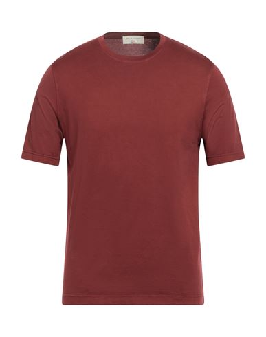 Filippo De Laurentiis Man T-shirt Garnet Size 48 Cotton In Red