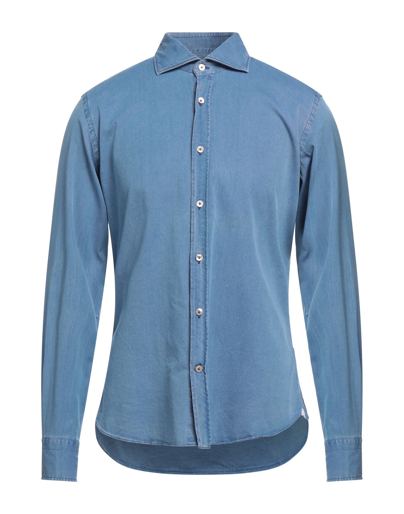 Giannetto Shirts In Sky Blue