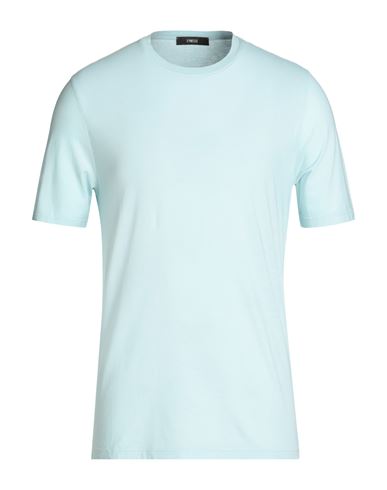 Eynesse Man T-shirt Sky Blue Size 42 Cotton