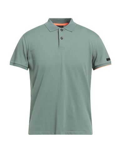 Rrd Man Polo Shirt Sage Green Size 38 Cotton, Polyamide, Elastane