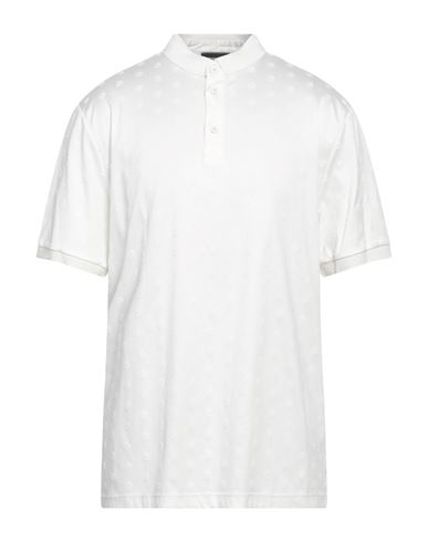 Giorgio Armani Man Polo Shirt White Size 48 Cotton