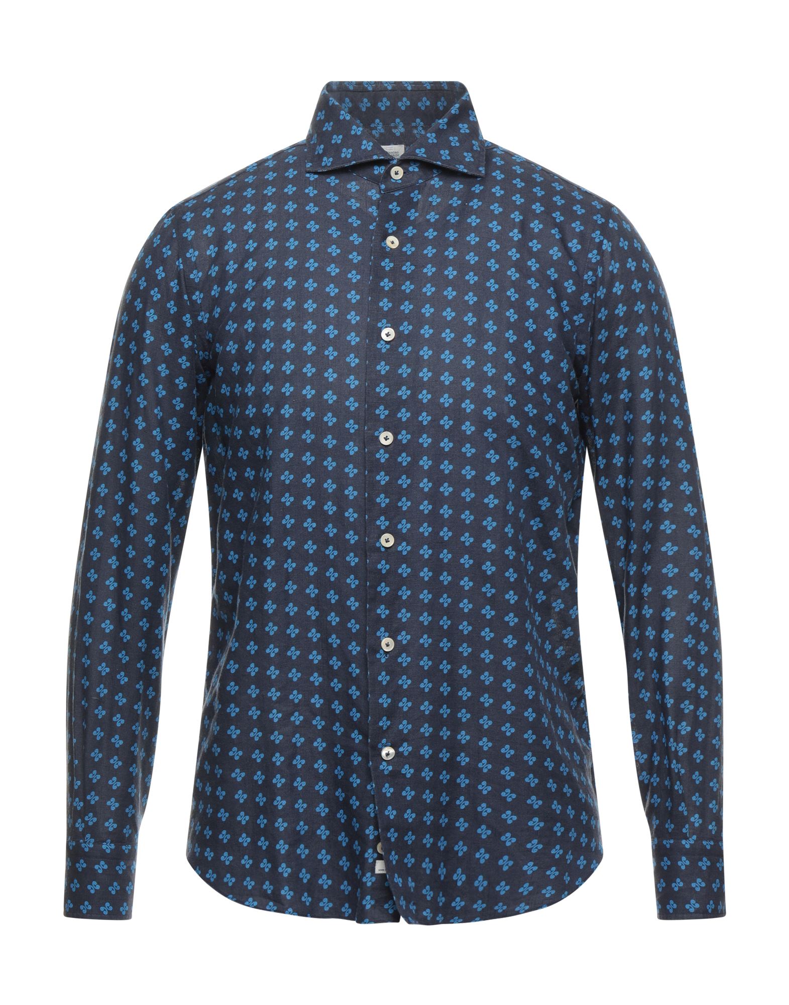 Alessandro Gherardi Shirts In Dark Blue | ModeSens