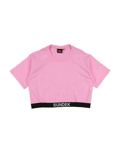 Sundek Babies'  Toddler Girl T-shirt Pink Size 6 Cotton