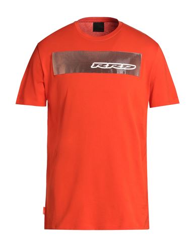 Rrd Man T-shirt Orange Size 40 Cotton
